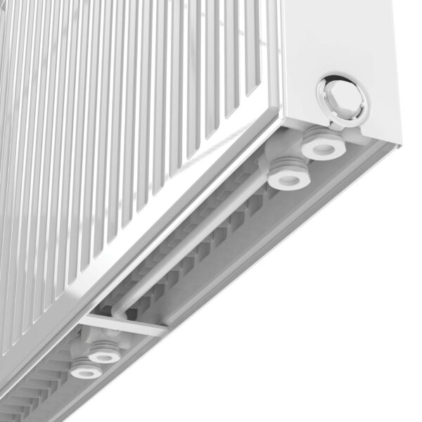 Radiateur Stelrad Novello T22 vue des raccordements