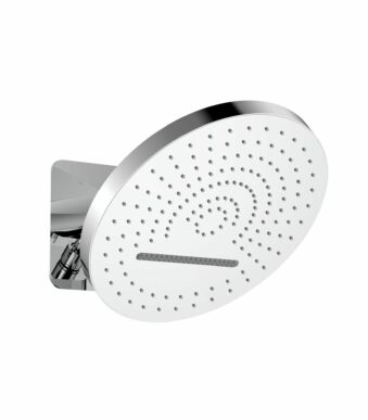 Uniforma Tropical Rain XL douche de tête 32 cm, 2 jets — chrome