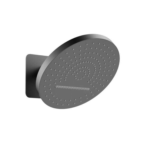 Uniforma Tropical Rain XL douche de tête 32 cm, 2 jets — gunmetal PVD