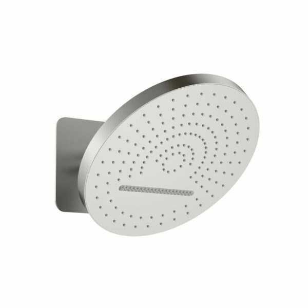 Uniforma Tropical Rain XL douche de tête 32 cm, 2 jets — inox brossé