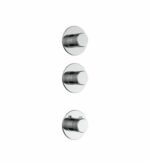Stria kit de finition douche thermostatique 2 voies — chrome