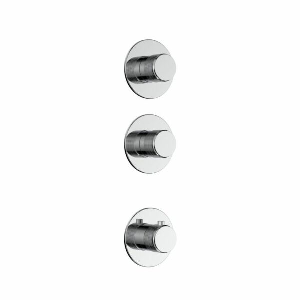 Stria kit de finition douche thermostatique 2 voies — chrome