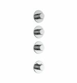 Stria kit de finition douche thermostatique 3 voies — chrome