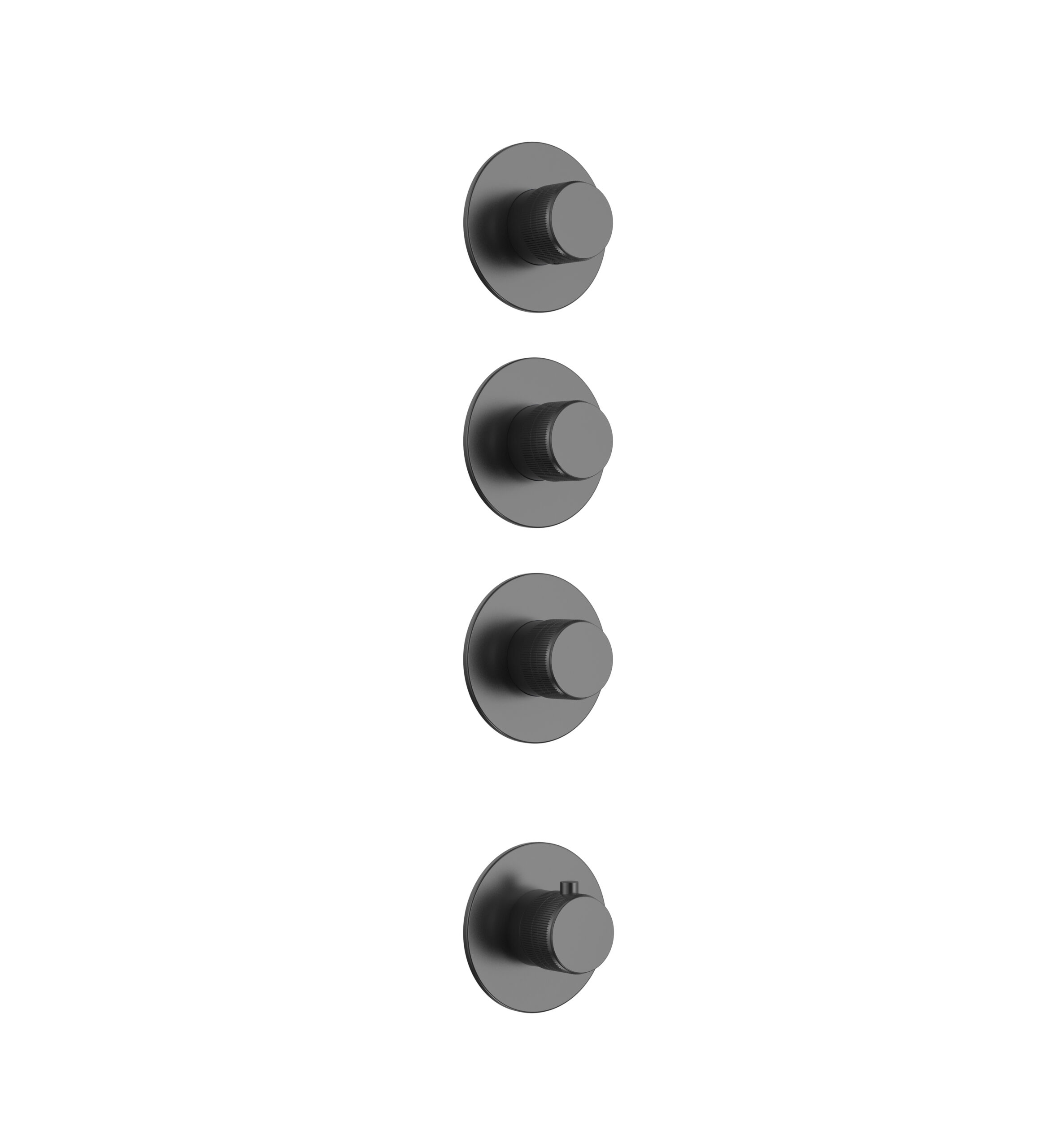 prm6025-gg.jpg Stria kit de finition douche thermostatique 3 voies — gunmetal PVD
