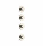 Stria kit de finition douche thermostatique 3 voies — inox brossé