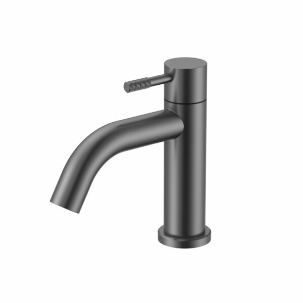 Stria robinet d’eau froide à poignée striée — gunmetal PVD