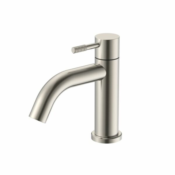 Stria robinet d’eau froide à poignée striée — inox brossé
