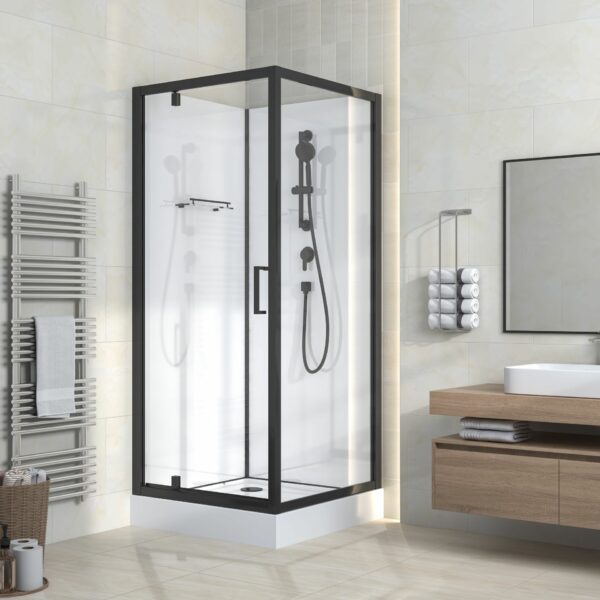 Cabine de douche 90x90 verre clair