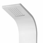 Aloni panneau de douche thermostatique 160 × 20 cm — blanc