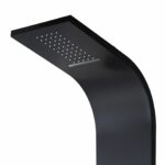 Aloni panneau de douche thermostatique 160 × 20 cm — noir