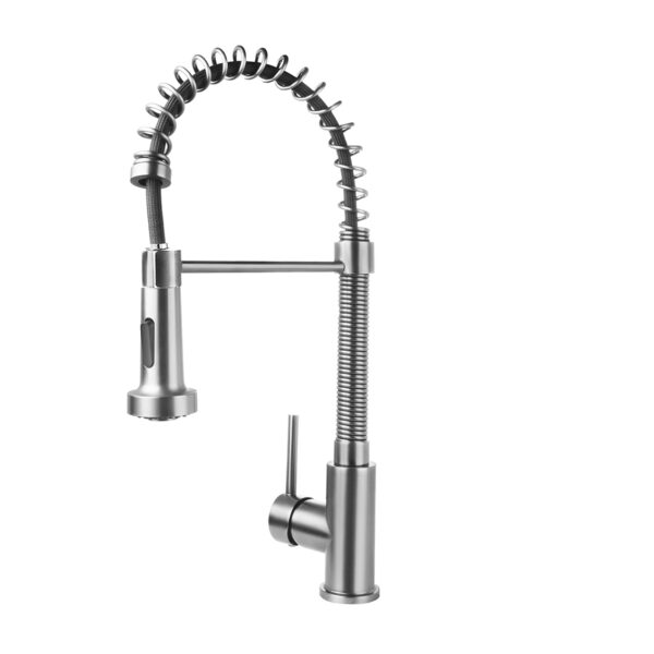 Aloni mitigeur de cuisine avec douchette extractible — chrome
